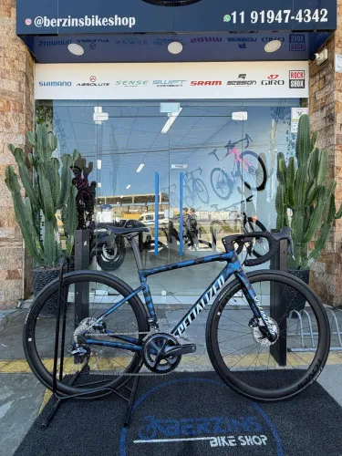 SPECIALIZED TARMAC CARBONO DISC ? 49 ? SHIMANO ULTEGRA Di2 2x11V - RODAS ROVAL C38 CARBONO