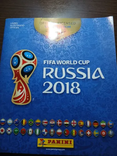Albun de figurinhas copa da Russia