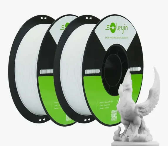 Kit 2 Filamentos Creality Soleyin Branco Fosco