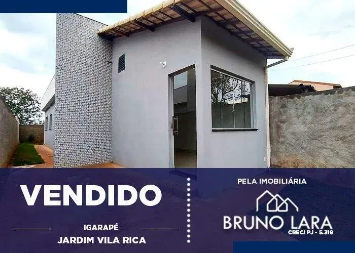 Casa à venda no Bairro Jardim Vila Rica- Igarapé/MG.