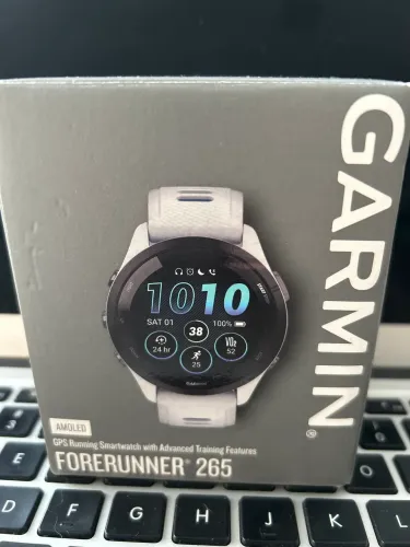 Garmin forerunner 265 branco amoled