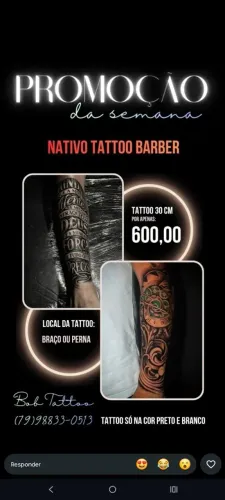 Promoção de tatuagem