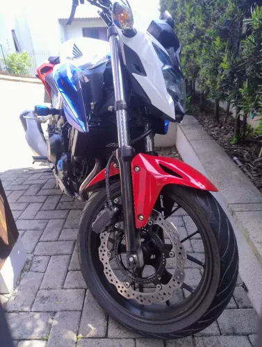 Cb500f Capitão América a mais nova do Brasil 