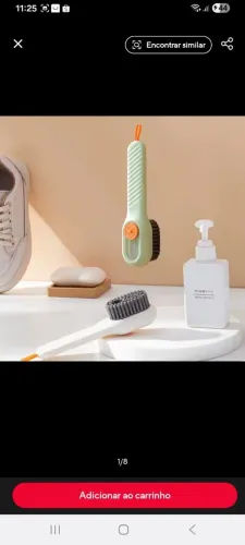 Escova de limpeza multifuncional para sapatos