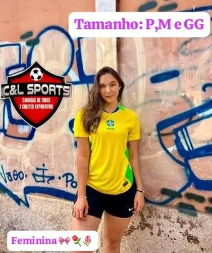 Camisa feminina da Seleção Brasileira