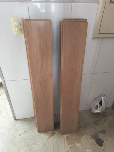 Piso laminado 1,20 por 0,25 (30 peças) retirada 
