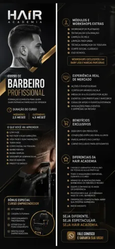 Curso de Barbeiro Profissional 