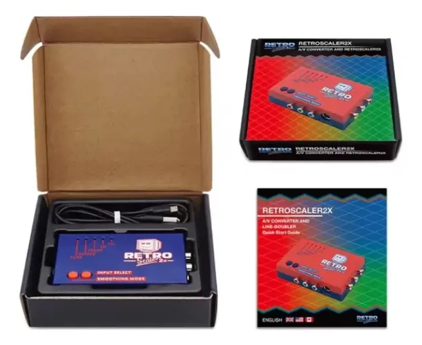 Retroscaler2x Upscaler E Conversor Av Para Hdmi
