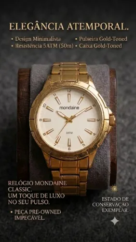 Relógio Classic Mondaine