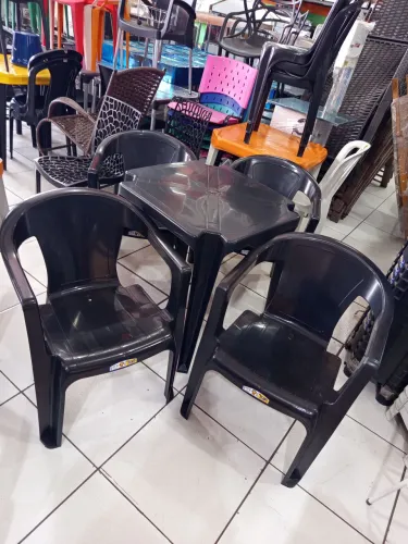 Jogo de mesa poltrona elegance