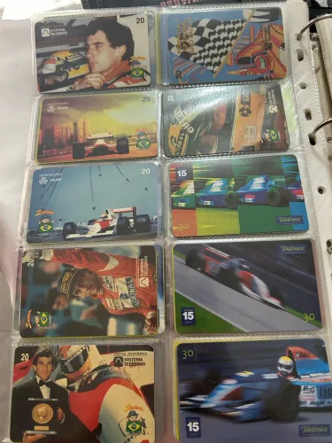 Cartões telefônicos Ayrton Senna