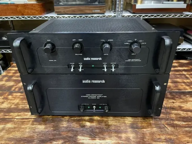 Audio Research -Classic 60 & Ls3 - Power + Pré Amplificador - Vintage Marantz Jbl Som Caoa