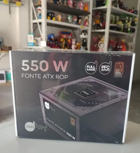 Fonte 550 watts fonte ATX rop nova nunca usada
