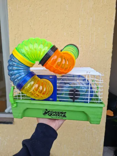 Gaiola hamster com tubos QUATIGUÁ