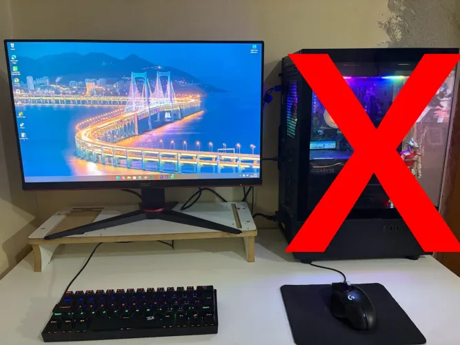 Kit gamer (teclado, mouse, monitor)