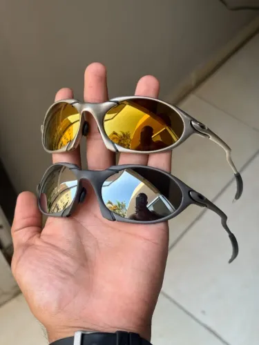 Romeo 1 Linha Clone 1:1 Óculos X-Metal Plasma Central Pinagem T-shock Oakley