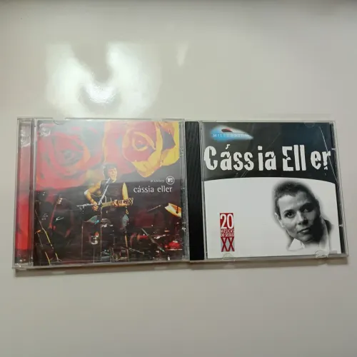 CD Cássia Eller acústico + Cássia Eller milennium