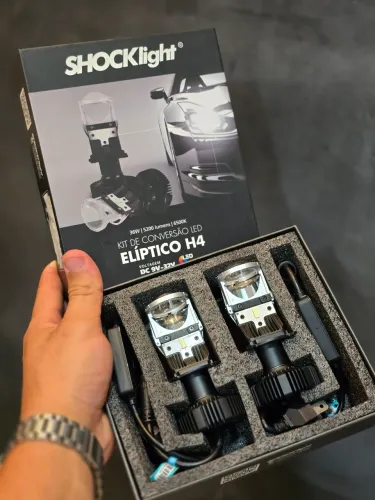 Farol Led Projetor H4 Pra Carro ou Moto