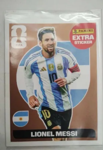 Figurinha Lionel Messi Bordo Legend Extra sticker