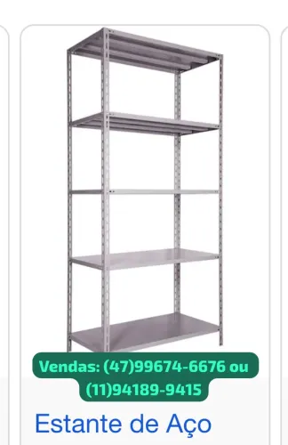 Estante armário industrial