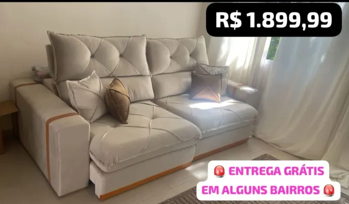 SOFÁ RETRÁTIL PROMOÇÃO