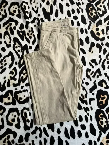 Calça Chino Taco Tam 38 Skinny - Bege/Cáqui - NOVA! Usada 2x!