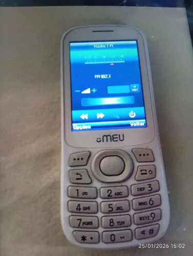 Celular Meu mp3 rádio funciona sem fone 