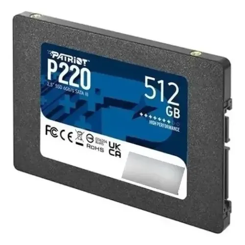 Hd Ssd Patriot P220 2.5 Pol 512gb Sata III Modelo: P220s512gs25 Loja Coimbra Computadores