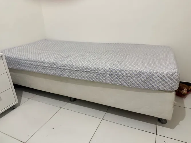 Cama box + colchão