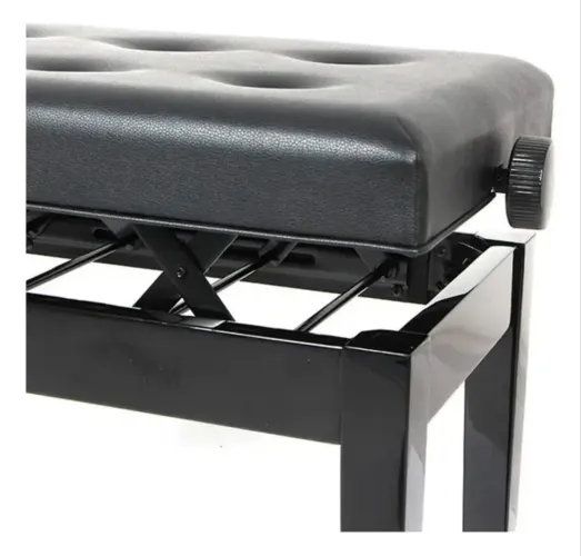Banco Para Piano C/ Regulagem Banqueta Luxo Sonata