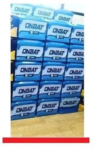 Bateria onbat 1 ano de garantia 60 amperes com sucata celta gol palio strada etc