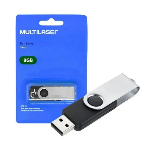 Pen Drive 8gb Multilaser Original