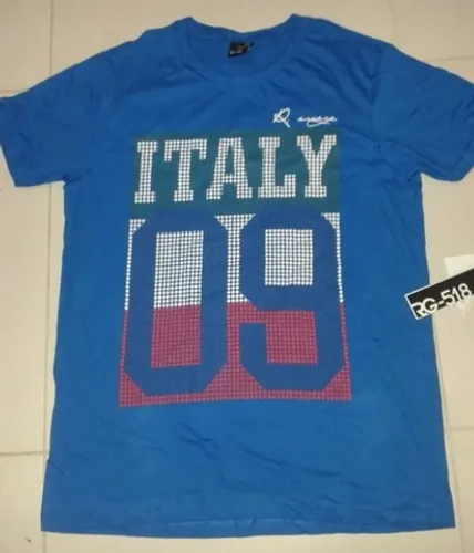 Camisa Rg 518 Azul Itália Número 9, Nova Etiqueta