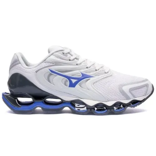 Tênis Mizuno Wave Prophecy 12S Novo Original na Caixa Branco Azul Promoção