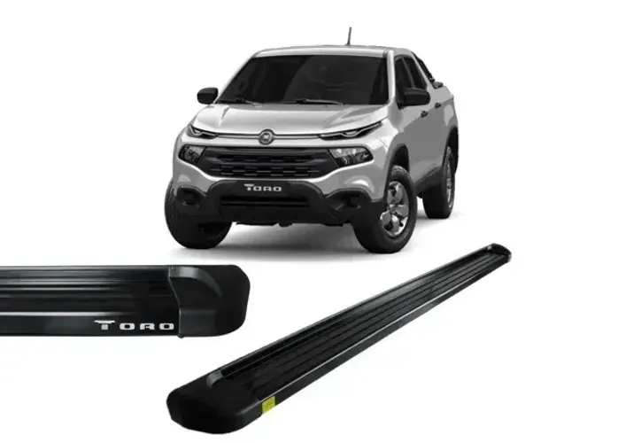 Estribo Fiat Toto - Alumínio Preto - T1420P