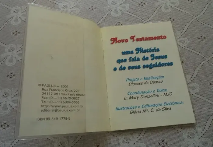 Livreto Novo Testamento Uma História Que Fala De Jesus E De Seus Seguidores