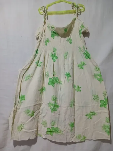 Vestido infantil florido 