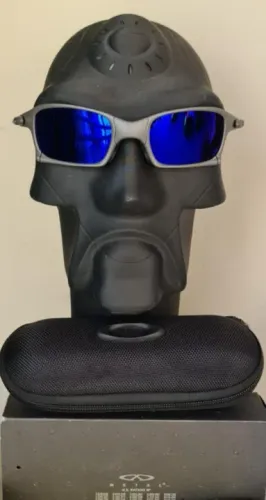 Óculos De Sol Oakley X-squared X-metal Neon Blue