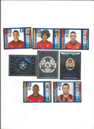 figurinhas avulsas champions 13/14 para v. completar seu album - a partir 2.00