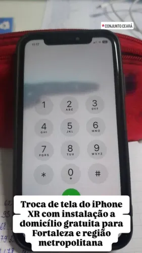 Troca de tela iPhone XR com instalação grátis em Fortaleza