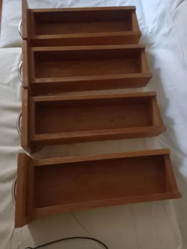 4 gavetas com puxadores com 47x15x6