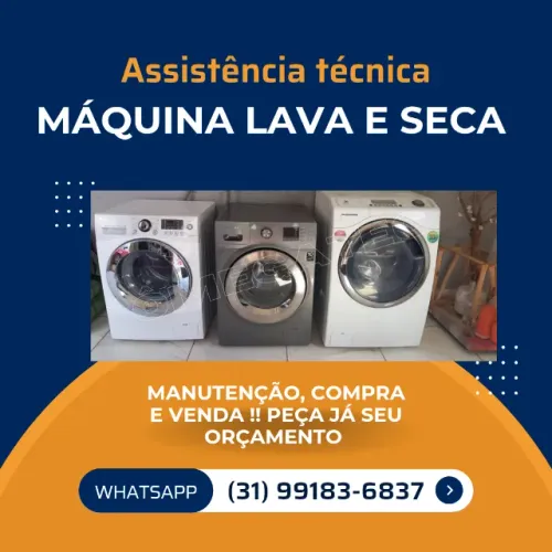 Manutenção de Lava e seca com garantia