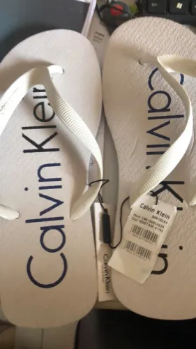 Havaianas 41/42  Calvin Klein Preta ou Branca
