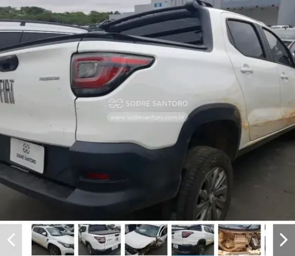 Sucata peças Fiat Strada Freedom 2021 2022 2023 2024