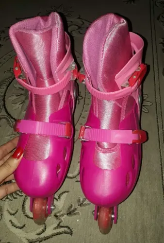 Kit Patins 4 Rodas Inline com Proteção