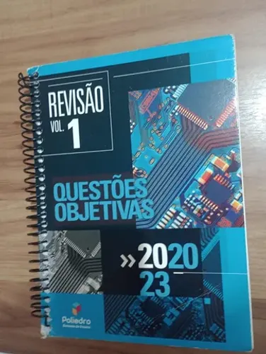 DUAS Apostilas vestibular - questões discursivas e objetivas - poliedro