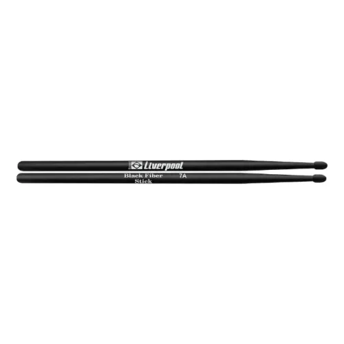 Baquetas para Bateria Liverpool Black Fiber - 5A ou 7A