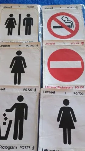 Sinais de Segurança para Escritório - Letraset