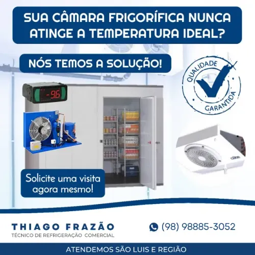 Manutenção de Camara Fria - Técnico de Refrigeração