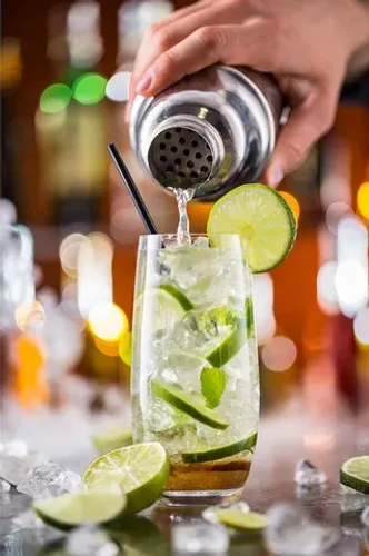 Coqueteleira Inox 500ml para Fazer Drinks Caipirinha Bar etc